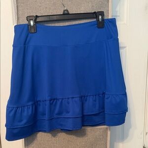 Elegant Blue Mini Skirt
